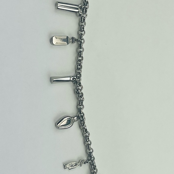 Givenchy, Silver Plated Perfums Charm Chain Bracelet - Picture 6 of 7